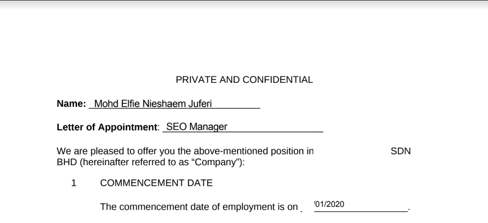 seo manager new job